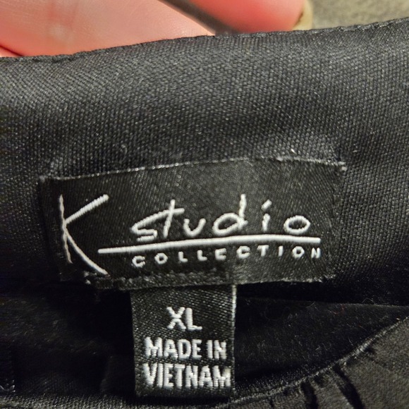 K Studio Collection Floral Maxi Dress‎ Women's Size XL Tie Waist Tropical - Picture 4 of 7